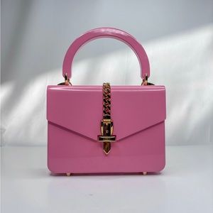 Gucci Plexiglass Mini Sylvie 1969 Top Handle